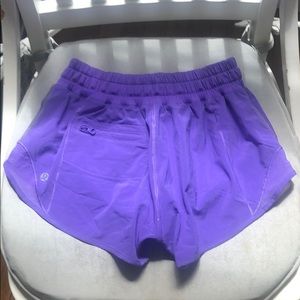 Lululemon hotty hot short - sz 2 - purple - NWOT!